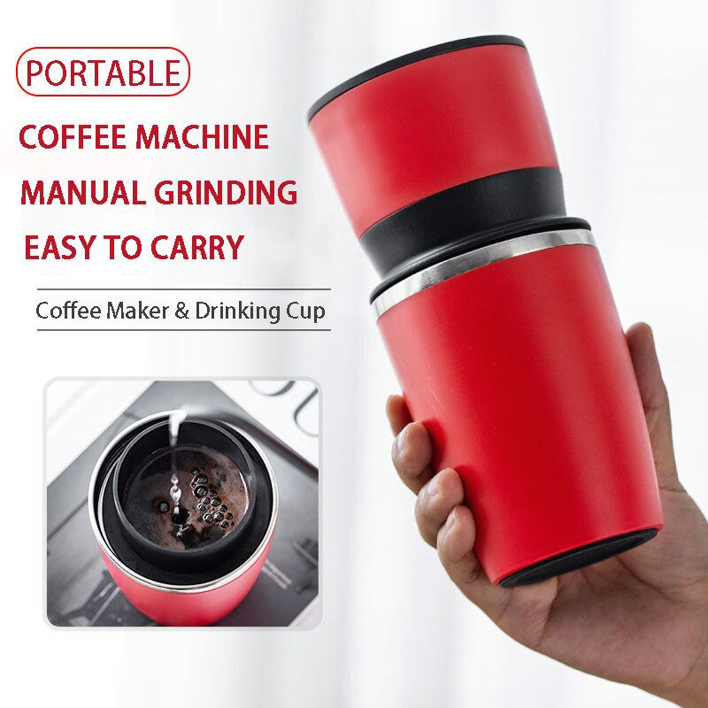 Portable Hand Grinded and maker Coffee