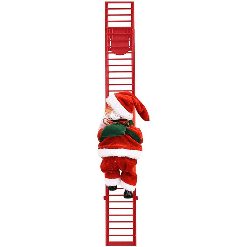 Electric Christmas Creative Decoration Santa Claus Climbing Doll