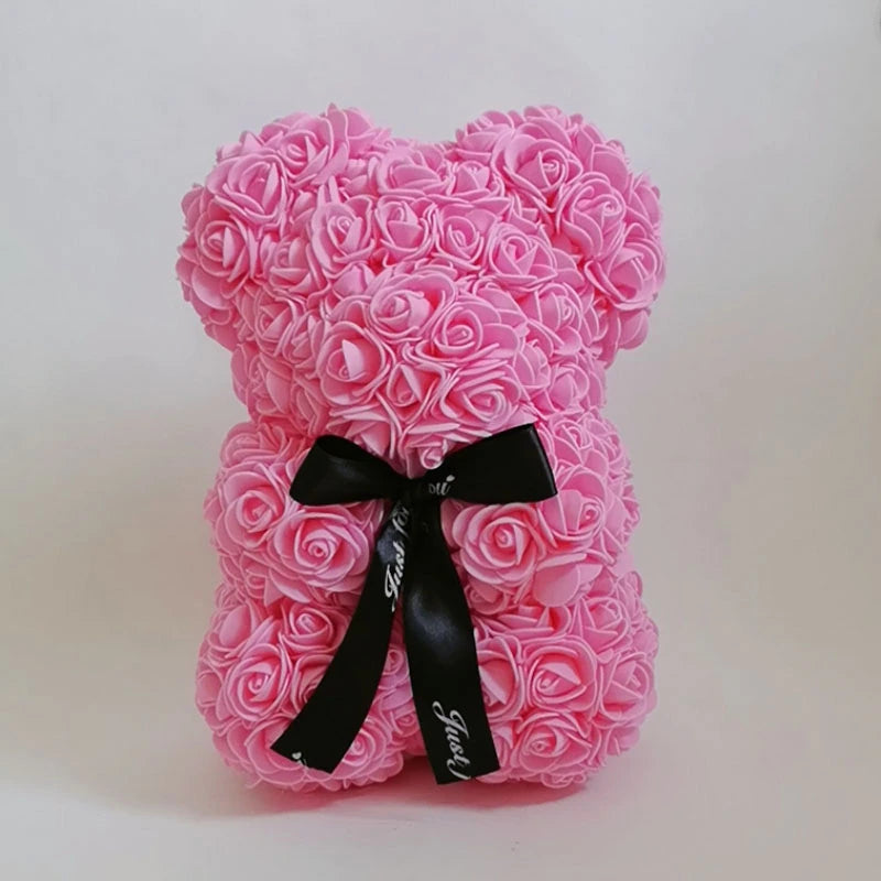 red rose bear, bear of roses, build a bear rose bear, rose bear amazon, valentine day gifts for girlfriend, pink rose bear, valentines day bear, blue rose bear, the rose bear, teddy rose bear, foam teddy bear,