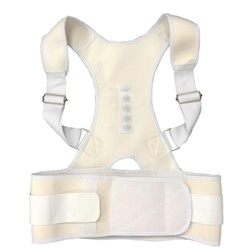 Magnetic Therapy Posture Corrector Brace Back Support Belt for Women & Men