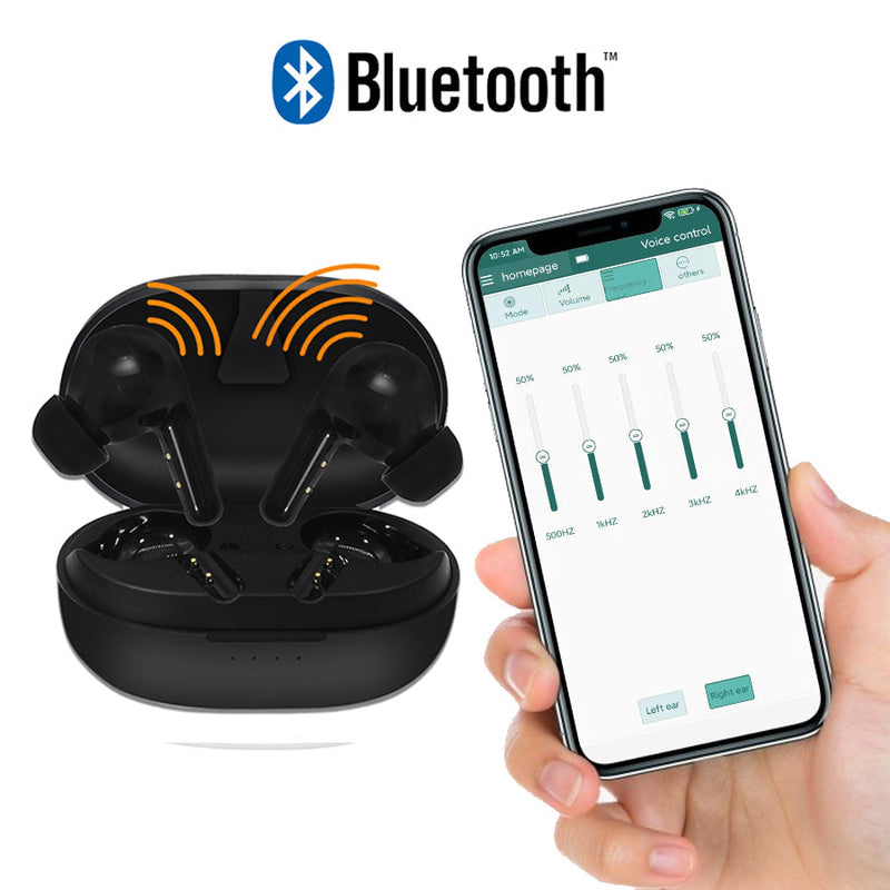 Digital ITE Hearing Aids: Small, Rechargeable & Bluetooth Customizable With APP