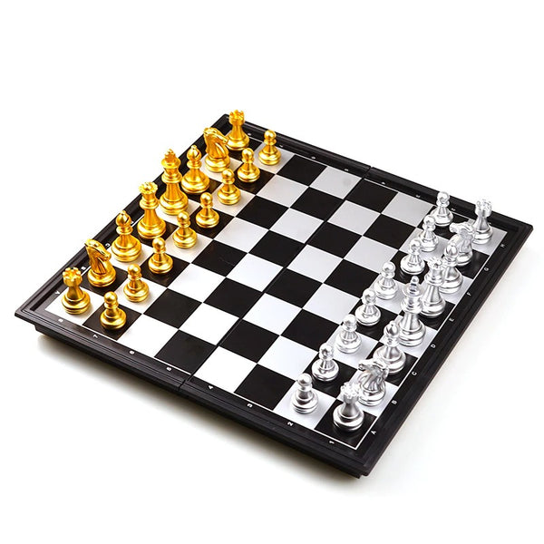 Magnetic Travel Chess Set with Board
