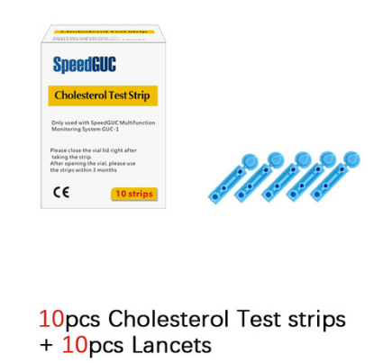 Cholesterol Strips x10s for Home Cholesterol Test Kit