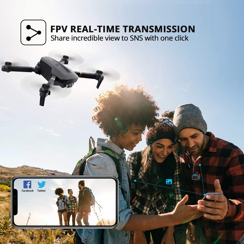 Drone X Pro Fpv 4k Hd Camera 3 Batteries Foldable